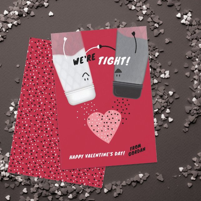 Kortet Salt & Pepper Classroom Valentine Day Card Tack Kort (Skapare uppladdad)