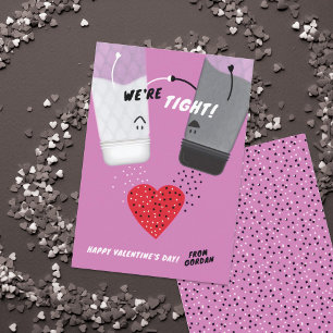 Kortet Salt & Pepper Classroom Valentine Day Card Tack Kort