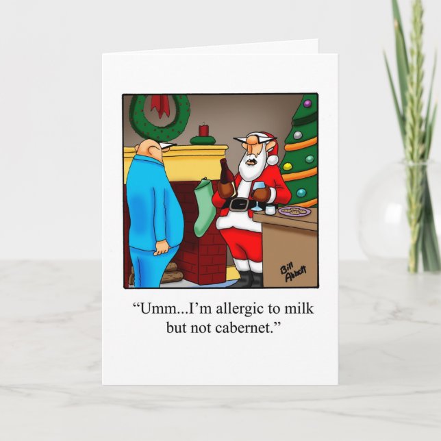 Kortet "Spectickles" för julhälsning i Humor Helgkort (Framsida)