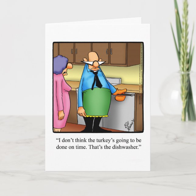 Kortet "Spectickles" för Thanksgiving Helgkort (Framsida)