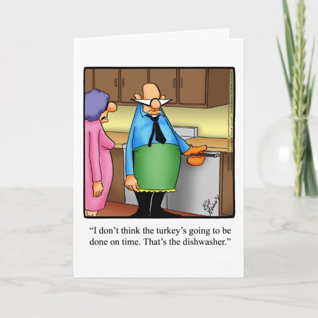 Kortet "Spectickles" för Thanksgiving Helgkort (Framsida)