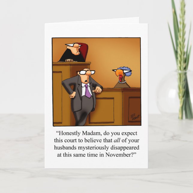 Kortet "Spectickles" för Thanksgiving Helgkort (Framsida)