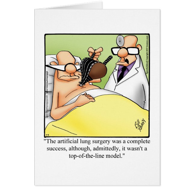 Kortet "Spectickles" (Specifikation) för att få br Hälsningskort (Framsidan)