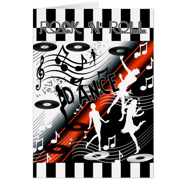 Kortet Sten n Party-tid för återrullningsdoft Hälsningskort (Framsidan)