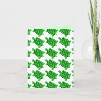 Kortet Turtle Art Blank Note Card Gift för Turtle Kort