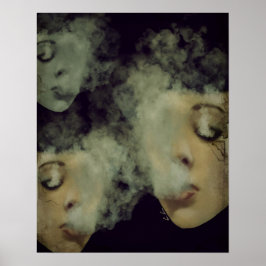 Kortet Vape Grunge Art Poster