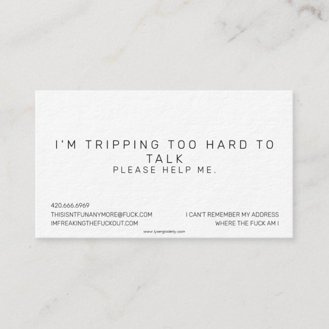 kortet visitkort (Framsida)