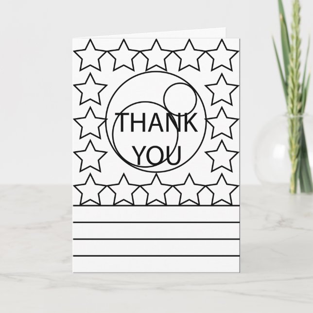 Kortets färgkort för Kreativ Tack 3 Kort (Framsida)