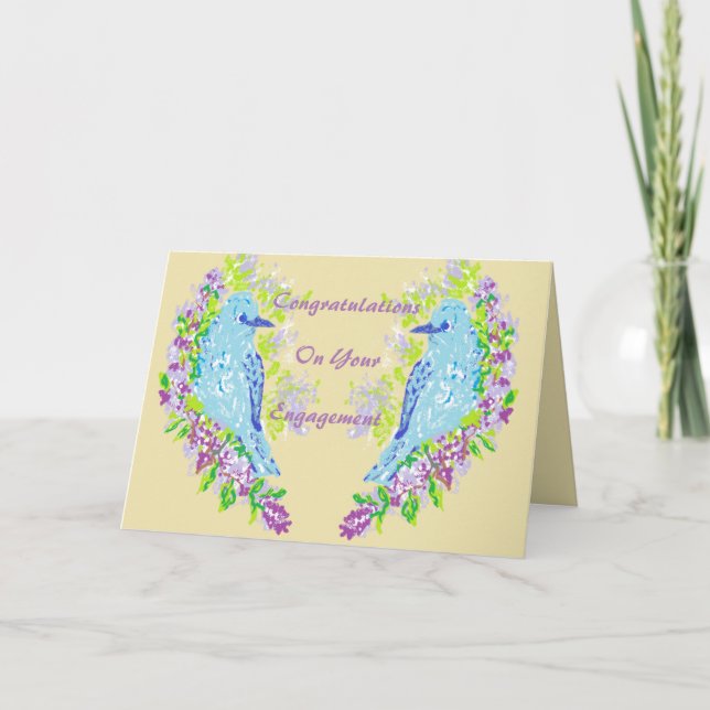 Kortets Förlovning: Förlovning eller Bröllop Inbjudan (Framsida)