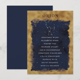 Kortets konstellationsstämpeldiagram, ORION