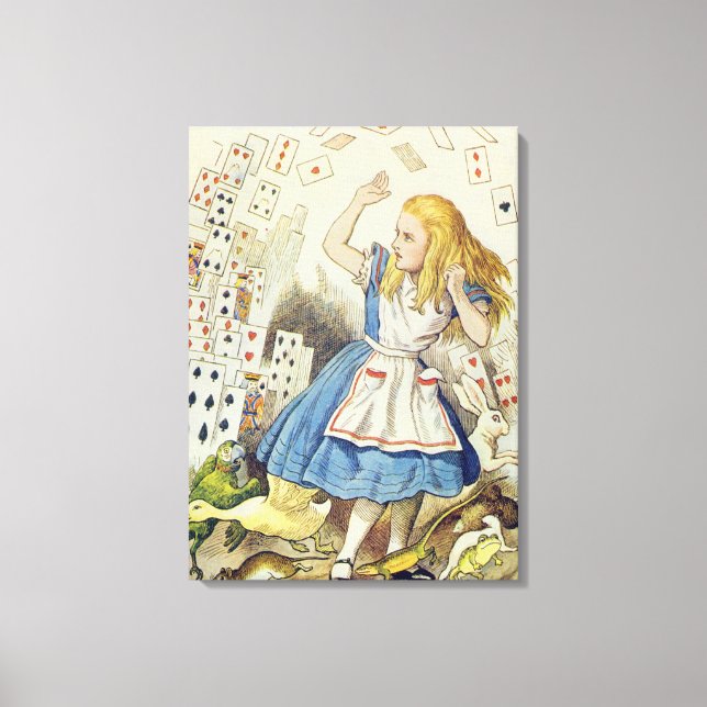 Kortets skugga canvastryck (Framsida)