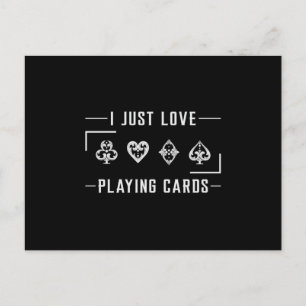 Kortets speldag Ace Poker Casino Game Gift Vykort