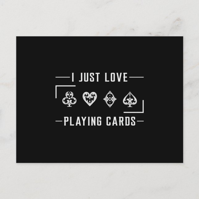 Kortets speldag Ace Poker Casino Game Gift Vykort (Framsida)