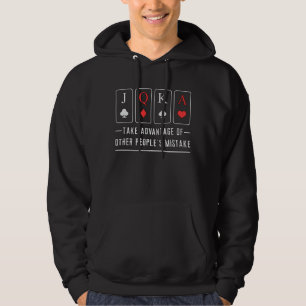 Kortets uppspelningsdag - kasinokort Poker Ace Gam Hoodie