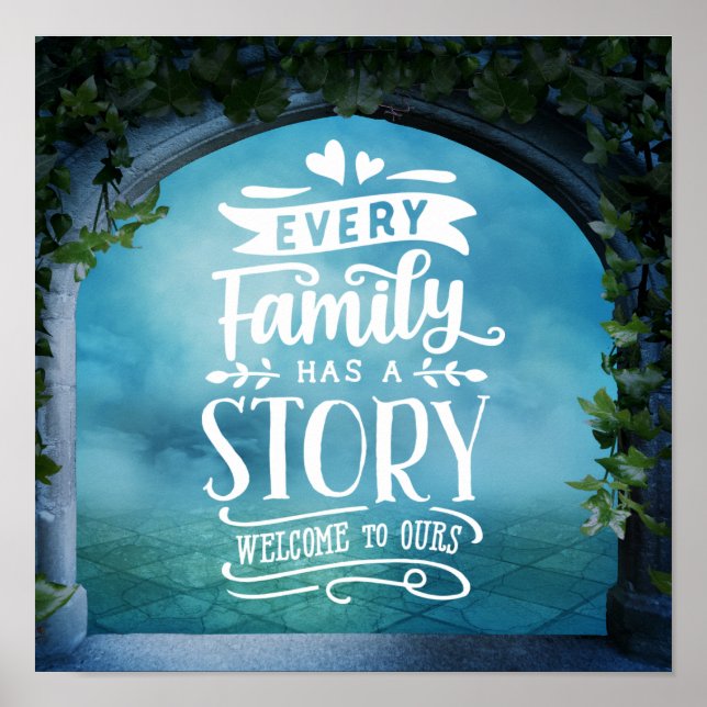 Kortfamiljsoffert Poster (Framsidan)