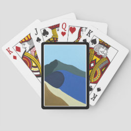Kortfärger från Mt Tamalpais-målning Casinokort