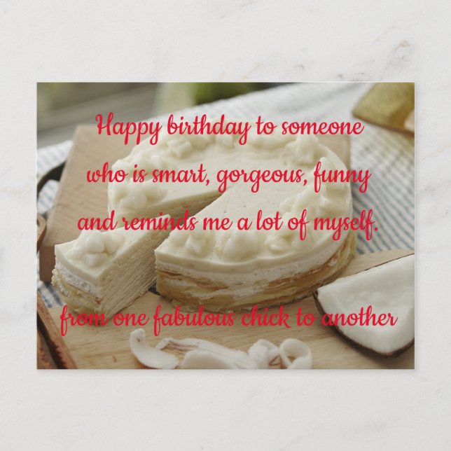 Kortfödelsedag Helg Vykort (Framsida)