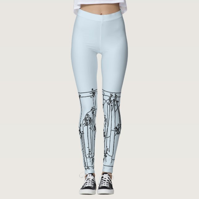 Kortikkrets Leggings (Framsida)
