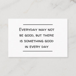 Kortinfogning - Uppmuntra Visitkort