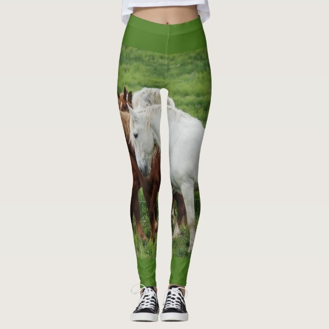 Körtjärhästar Leggings (Framsida)