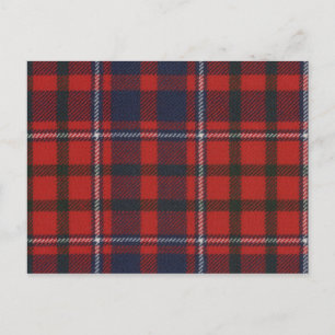 Kortkameran i Lochiel Tartan-utskriften Vykort