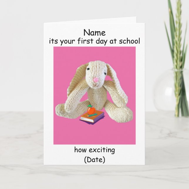 Kortkanin bok i Nursery-skolan första dagen Kort (Framsida)