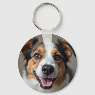 Kortkedjan Cute hund Nyckelring