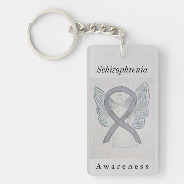 Kortkedjan "Ribbon Angel Keychain" (Framsidan)