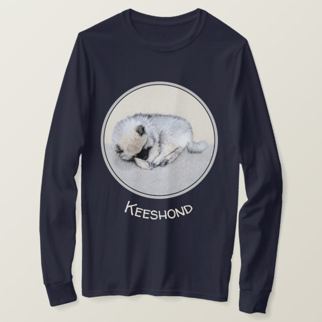 Kortkommando Spipettmålning Originalteckning Hund T Shirt (Design framsida)