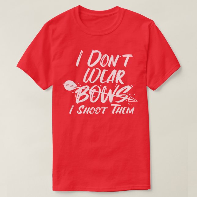 Kortkommandon Skriv ut archer i Bäran Bows T Shirt (Design framsida)