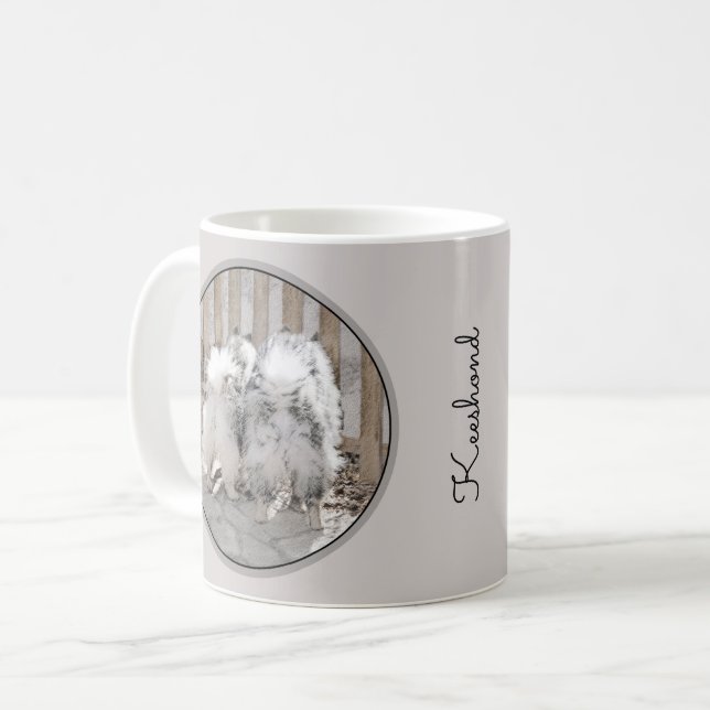 Kortkommandon vid Grind-målning - Originalteckning Kaffemugg (Framsida vänster)