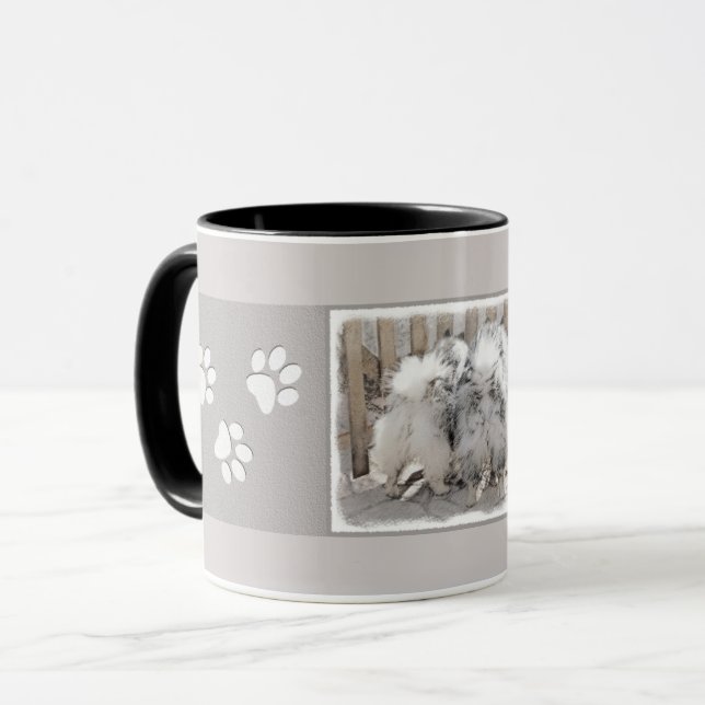 Kortkommandon vid Grind-målning - Originalteckning Mugg (Framsida vänster)