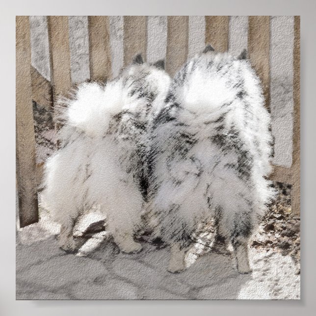 Kortkommandon vid Grind-målning - Originalteckning Poster (Framsidan)