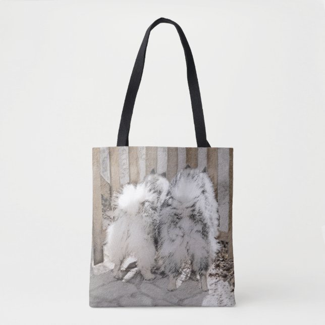 Kortkommandon vid Grind-målning - Originalteckning Tygkasse (Framsida)