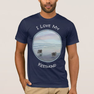 Kortkommandon vid Hund för målarfärg T Shirt