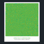 Kortkonturer Poster<br><div class="desc">Speckle Contours av Michael Trott. En del av Wolfram Research Mathematica Gallery Collection.</div>