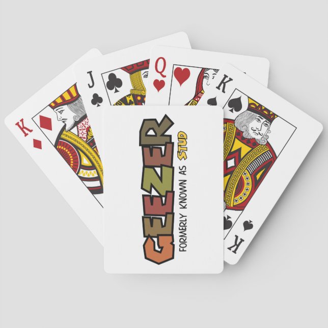 Kortlek för gubbar Poker (Baksidan)