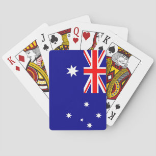 Kortlek med Australiens flagga