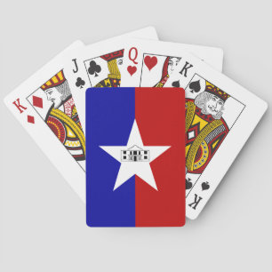 Kortlek med flagga från San Antonio, USA