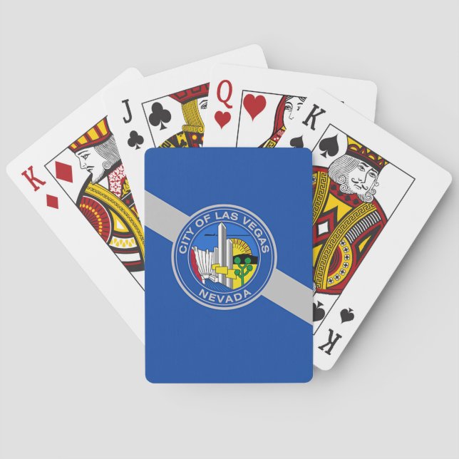 Kortlek med flaggan från Las Vegas, USA (Baksidan)