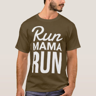 Kortlöpare i Springa Mamma Mamma T Shirt