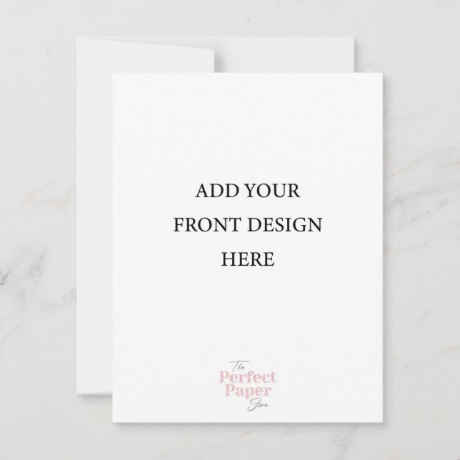 Kortmall för hölje (4,25 x 5,5) inbjudningar (Framsida)