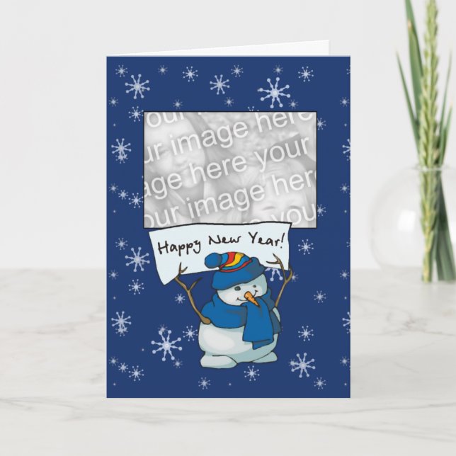 Kortmall - gott nytt år! helgkort (Framsida)