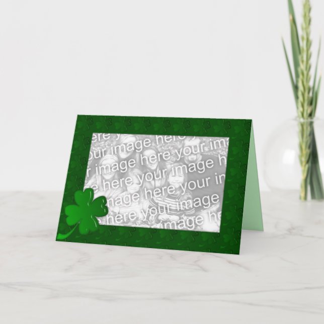 Kortmall - tur av den irländska shamrocken kort (Framsida)