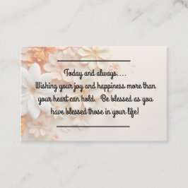 Kortmatning - General Hälsning med en TWIST! Visitkort