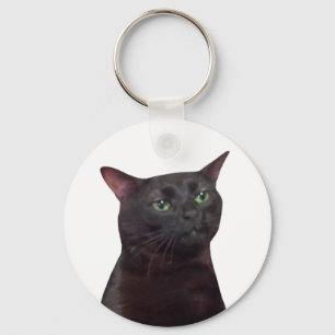 Kortnummerkedja med Dubblan Zoned Out Cat Cat Memc Nyckelring