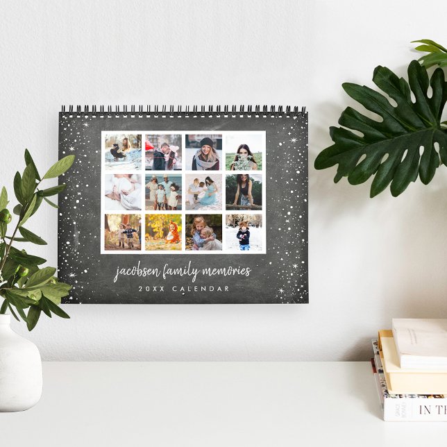 Kortpanelsminnen | Fotokollage för Anpassningsbar Kalender (Skapare uppladdad)