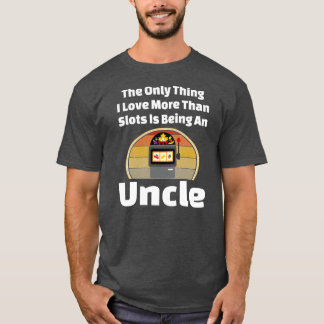 Kortplats Maskin farbror Casino Slots Gambling Spe T Shirt