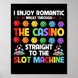 Kortplats Maskin Gambling Casino Spelare Vegas Poster