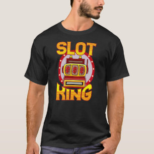Kortplats Maskin Las Vegas-kortplats Kung Gamble W T Shirt
